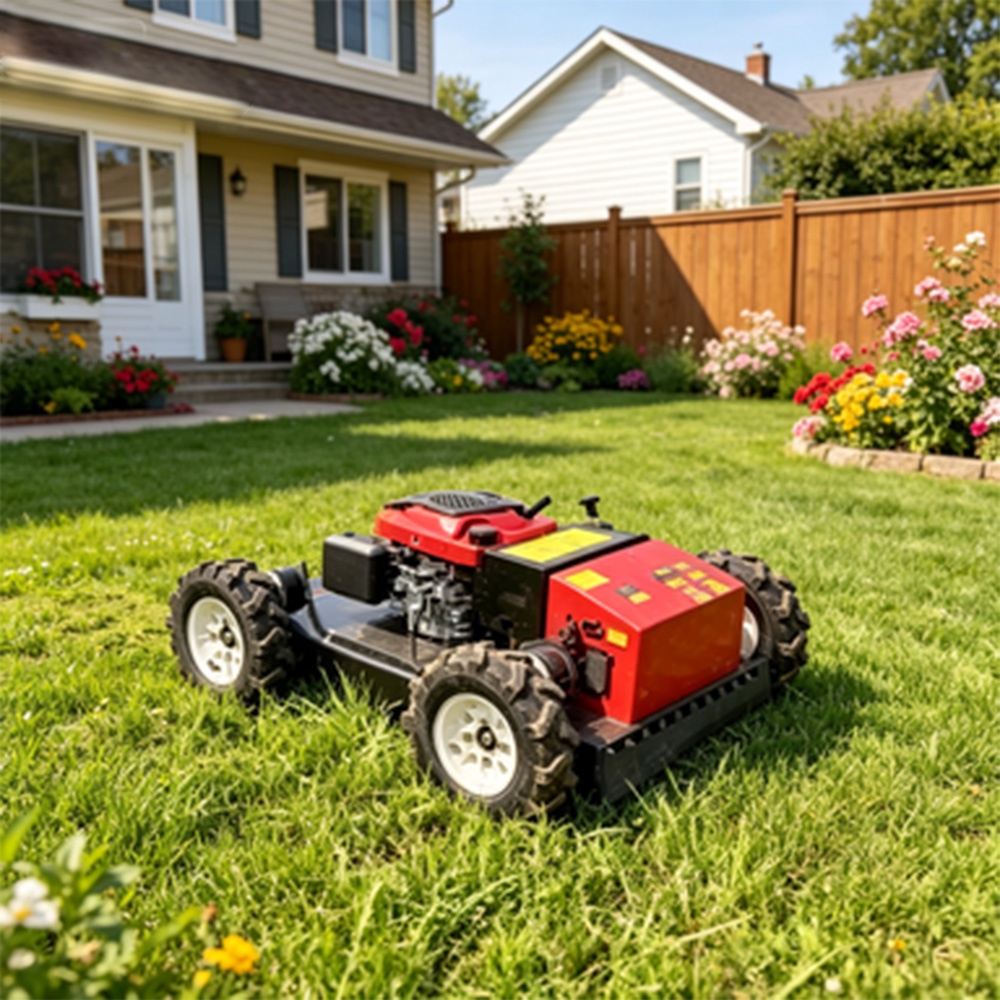 Precise Remote Control Gasoline Hybrid Power Professional Grade Lawn Mower