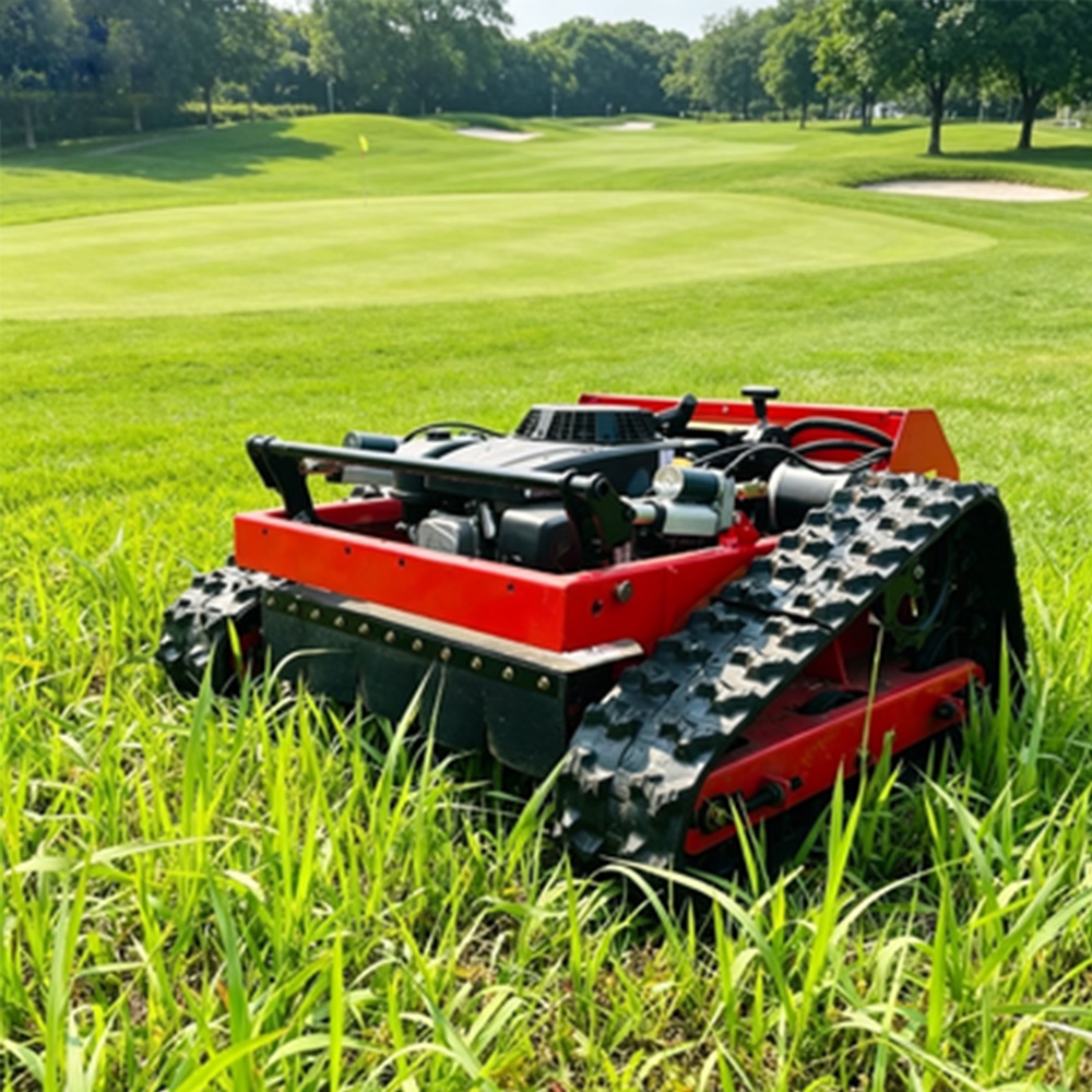 Gasoline Hybrid Power Crawler Tracked Lawn Mower