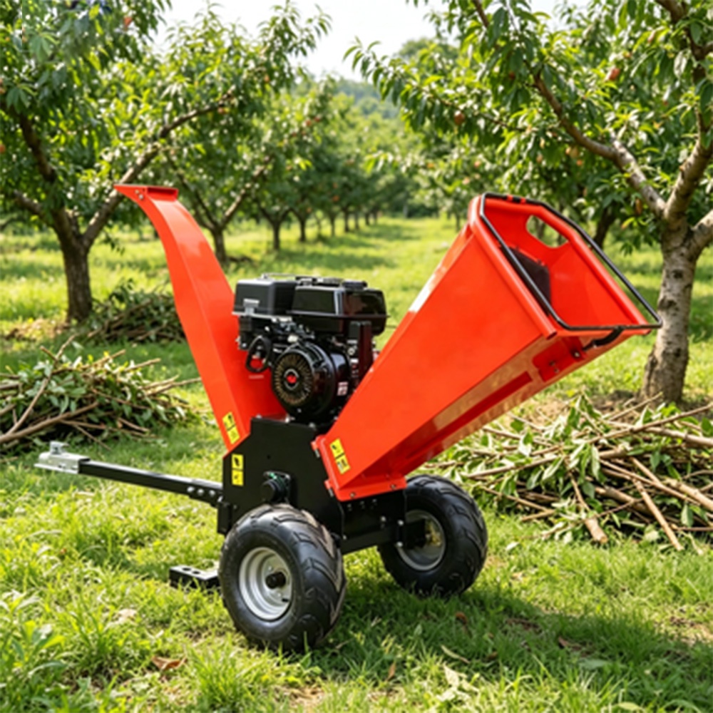 Mini Petrol Engine Branch Shredder High Efficiency Wood Chipper