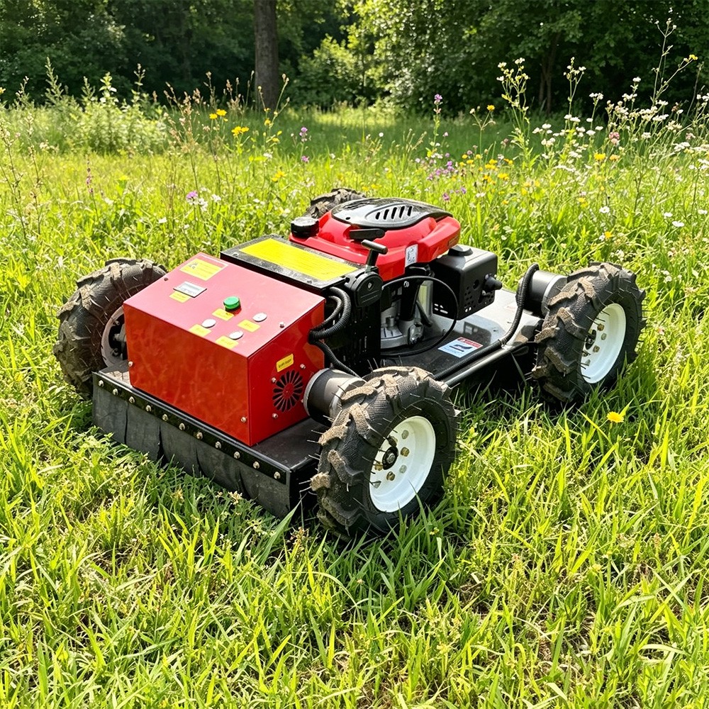 All Terrain Hybrid Power Robotic Remote Control Lawn Mower