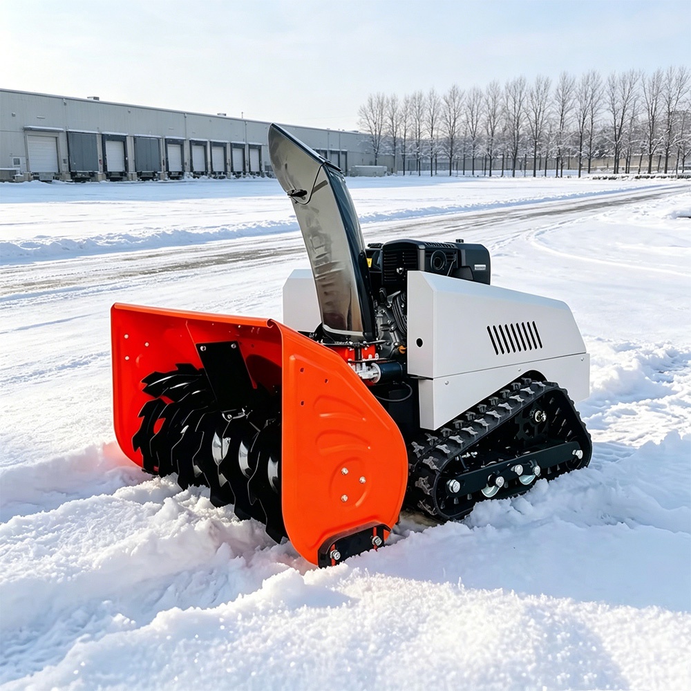 Industrial EPA Certified Hybrid All Terrain Multi Functional Tracked Remote Control Snow Blower