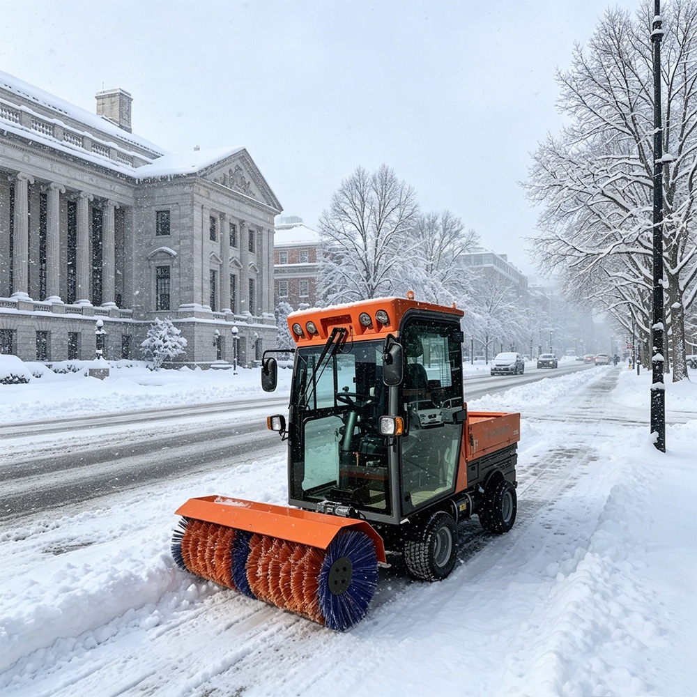 One Machine, Four Functions: The 4WD140 Rebuilds the Economics of Snow Removal
