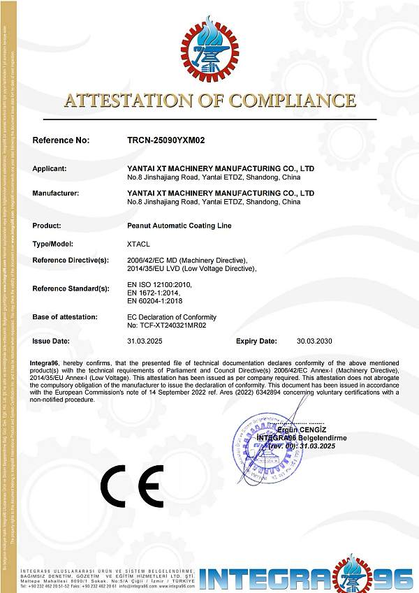 Peanut Automatic Coating Line CE_01