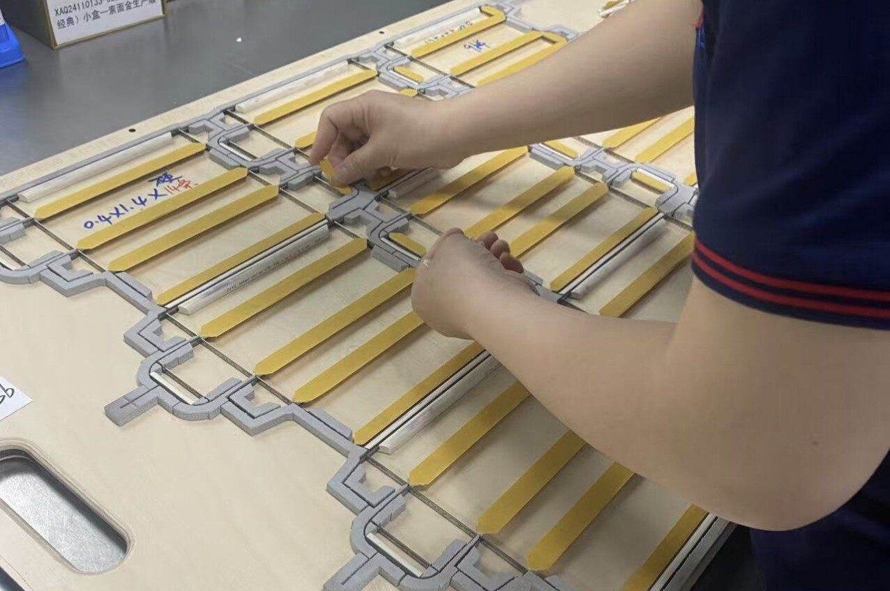 Paper-based Creasing Matrix