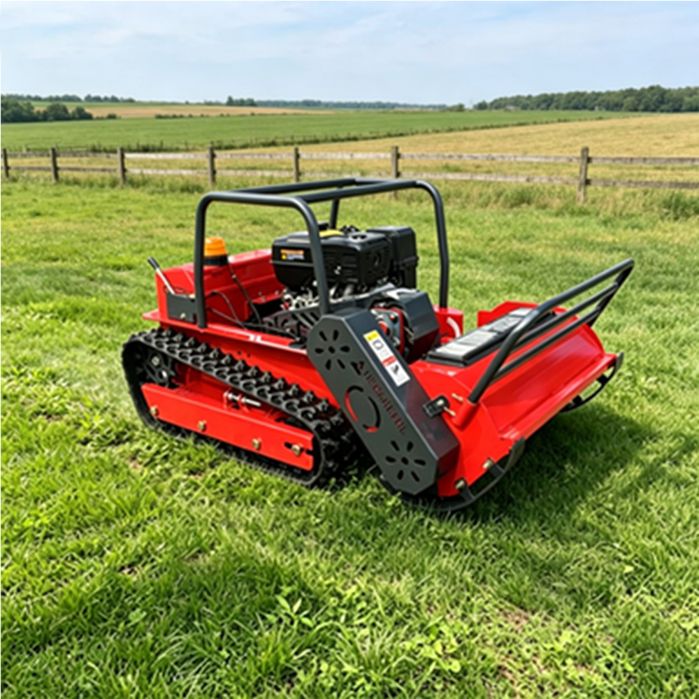 VOER T100J 遥控履带式割草机 – 15 HP 混合动力，1,000 mm 割幅