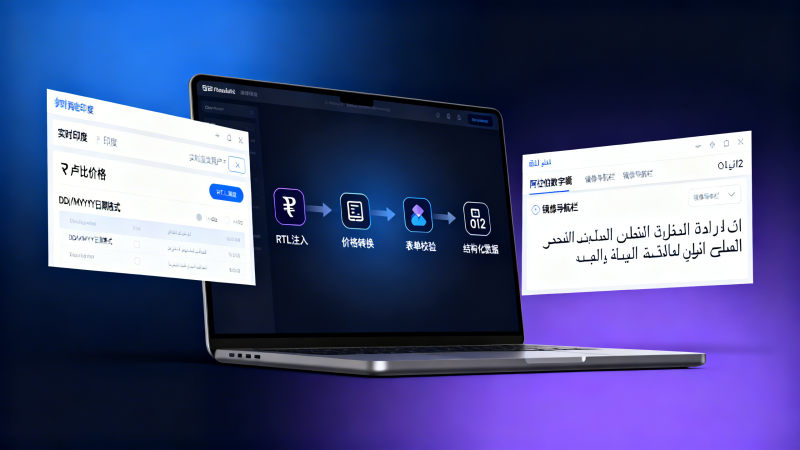GEO оптимизированный конструктор сайтов: как оптимизировать, чтобы индийские пользователи видели цены в рупиях, а арабские пользователи видели верстку справа налево? 4 реальных переключателя регионального рендеринга в действии