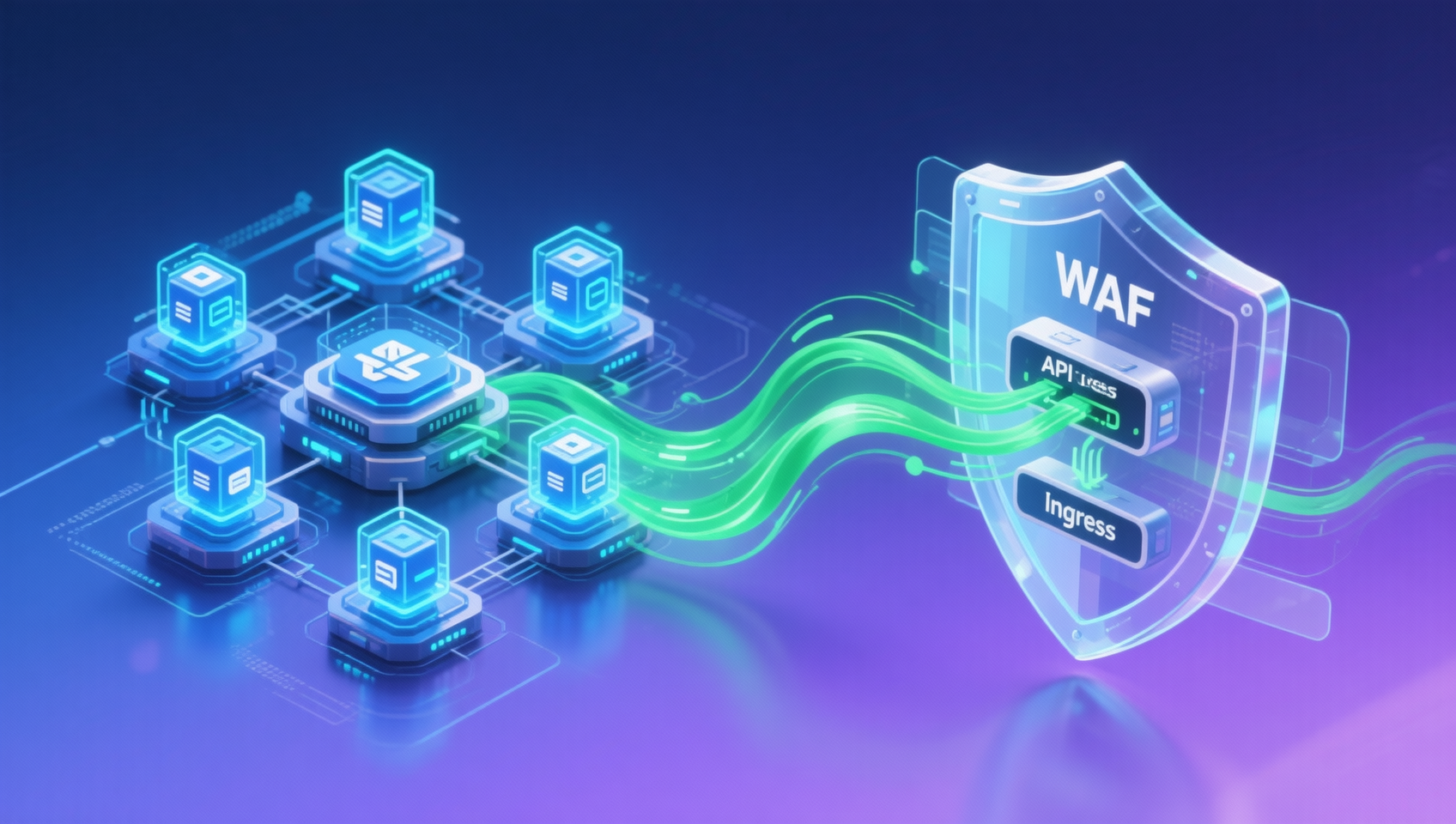 Совместимо ли решение защиты от DDoS EasyYunbao с облачной нативной архитектурой? Подробное объяснение механизма синхронизации стратегий WAF и способа подключения кластера K8s