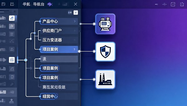易营宝智能建站怎么用?新手教程没讲透:AI生成的导航栏结构,不支持二级菜单图标自定义 易营宝智能建站怎么用?新手教程没讲透:AI生成的导航栏结构,不支持二级菜单图标自定义