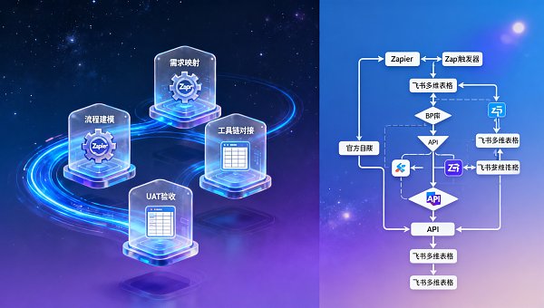 营销自动化咨询交付的流程图,能否直接对接你现有的Zapier或飞书多维表格? 营销自动化咨询交付的流程图,能否直接对接你现有的Zapier或飞书多维表格?