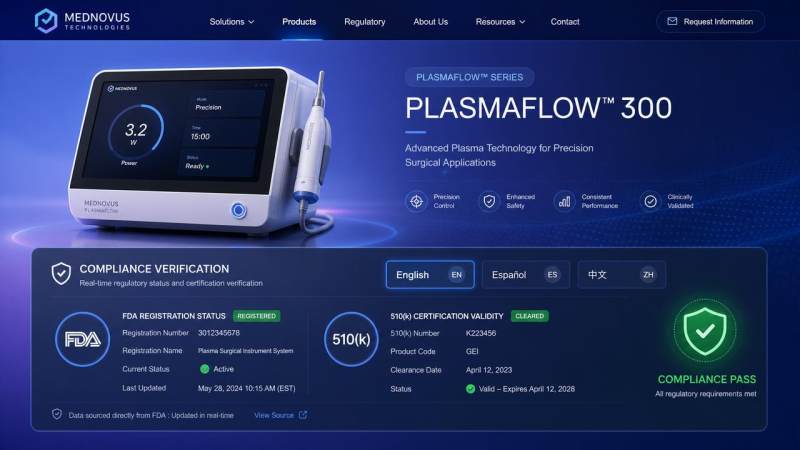 Новые правила FDA США вступают в силу 3 мая: на официальных сайтах производителей медицинского оборудования должен быть размещен раздел для проверки соответствия требованиям по многоязычности