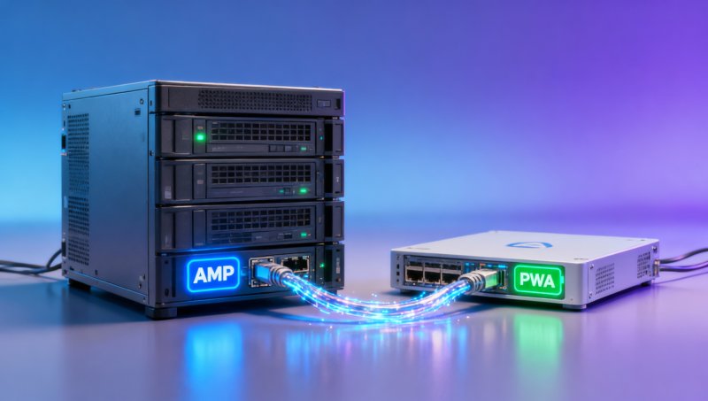 Как решить конфликт кэша при одновременном существовании Google AMP-страниц и PWA