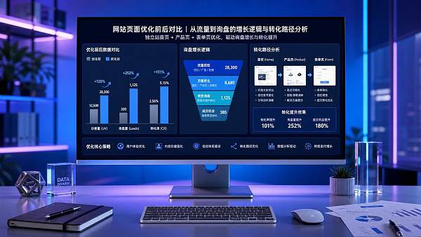独立站询盘增长案例复盘:哪些页面改动真正带来了转化提升 独立站询盘增长案例复盘:哪些页面改动真正带来了转化提升
