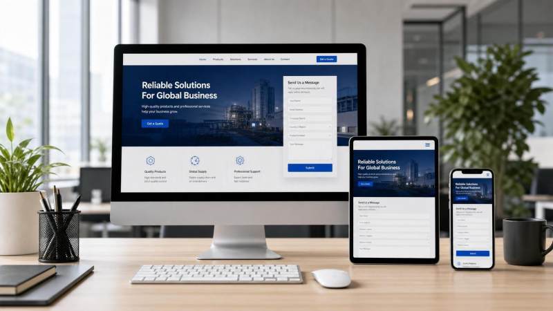 Нужна ли адаптивная верстка для создания внешнеторгового B2B-сайта? Анализ влияния опыта на разных устройствах на уровень запросов