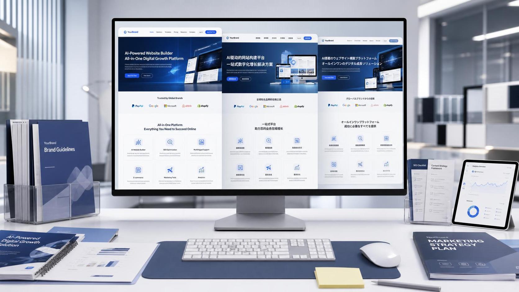 Какие ключевые показатели следует учитывать при оценке возможностей многоязычной поддержки платформы для создания сайтов на базе AI