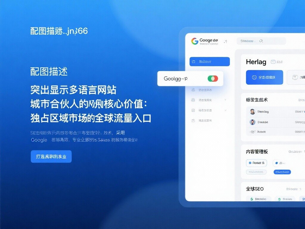 Multilingual Website City Partner: The exclusive global traffic gateway for enterprise international expansion, leveraging Google's authoritative Hreflang technology to create a high-margin business with 10x market scale in regional markets!