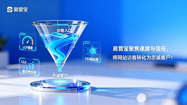 【转化引擎】用户体验优化：易营宝，聚焦“速度与信任”，将网站访客转化为“忠诚客户”！