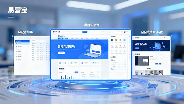 【未来已来】AI建站：易营宝，数分钟内生成“高转化、全栈SEO友好”的定制化外贸网站！