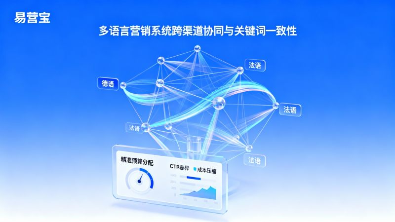 多语言营销系统价格怎么选——面向欧洲多国广告CTR协同与关键词一致性的预算分配逻辑是什么？