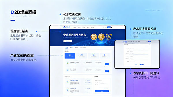 如何提升外贸网站的转化率精准引流?我们分析了27个高转化B2B站点,发现共性不在设计而在3个埋点逻辑 如何提升外贸网站的转化率精准引流?我们分析了27个高转化B2B站点,发现共性不在设计而在3个埋点逻辑