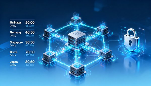 Multilingual Foreign Trade Website Global Server Selection Guide: 5 Major Regions Latency Test Results [USA/Germany/Singapore/Brazil/Japan]