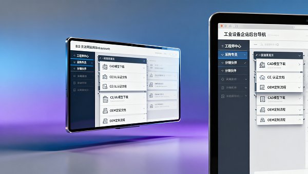 网站设计风格选极简风就一定高级?B2B工业设备站实测繁复导航反而提升询盘率 网站设计风格选极简风就一定高级?B2B工业设备站实测繁复导航反而提升询盘率