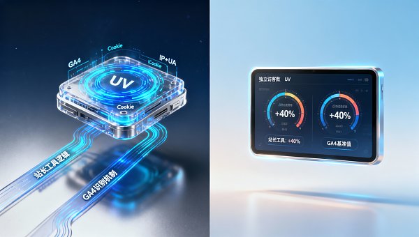 网站流量监控工具统计的‘独立访客数’,为何比GA4高出近40%? 网站流量监控工具统计的‘独立访客数’,为何比GA4高出近40%?