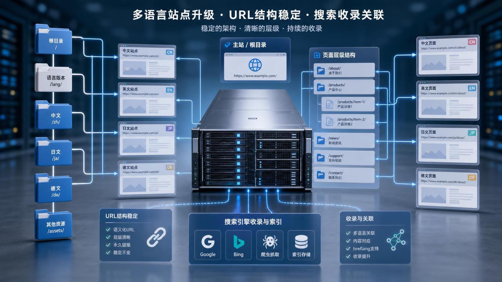 AI建站系统升级后多语言收录会掉吗？