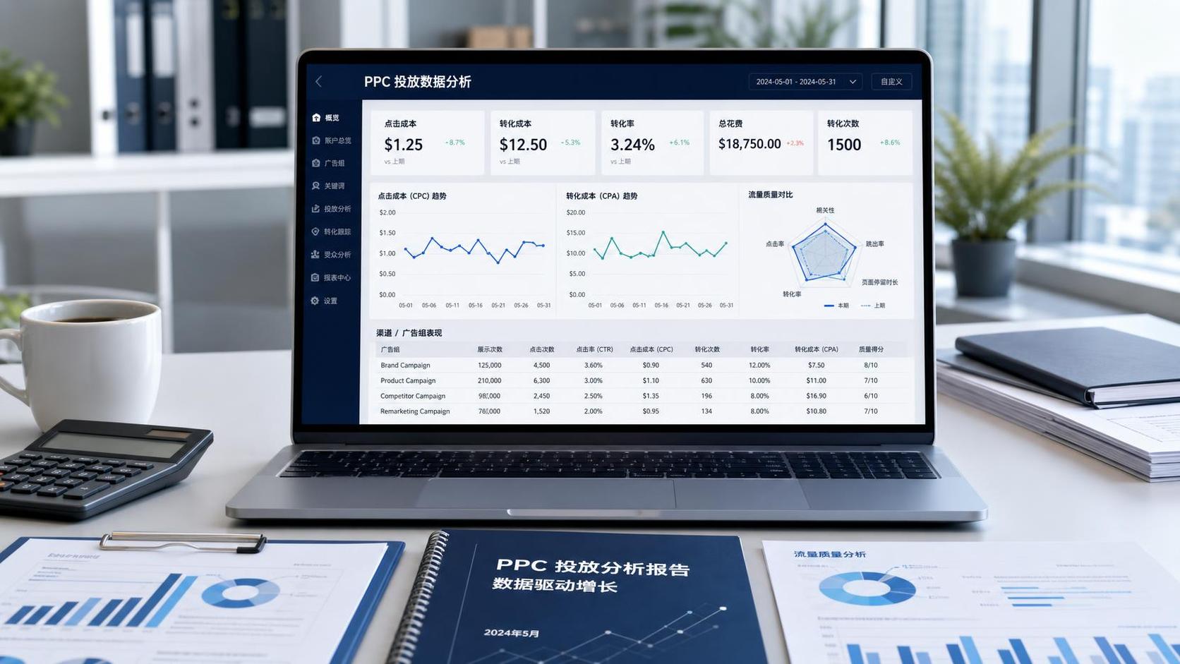 What are the three cost variables to look at first when optimizing a PPC budget?