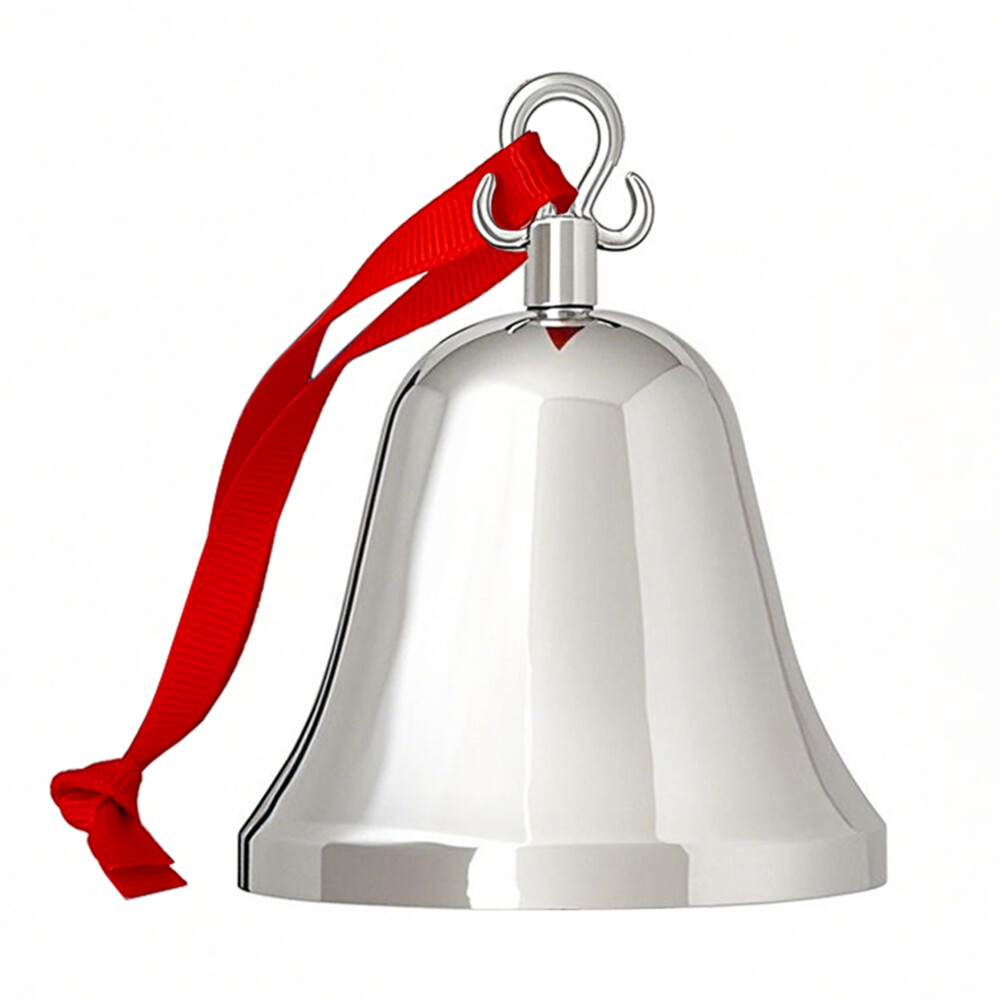 Shinny Silver Real Metal Hanging Christmas Bell Ornaments for Christmas Tree Decorative Shinny Silver Real Metal Hanging Christmas Bell Ornaments for Christmas Tree Decorative