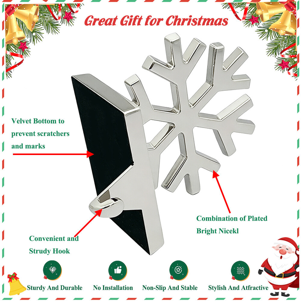 Christmas Snowflake Stocking Holder