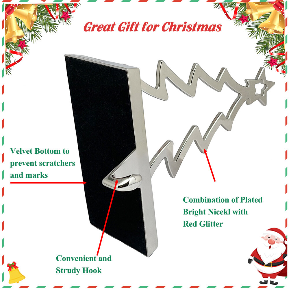 Metal Chritmas Tree Christmas Stocking Holder