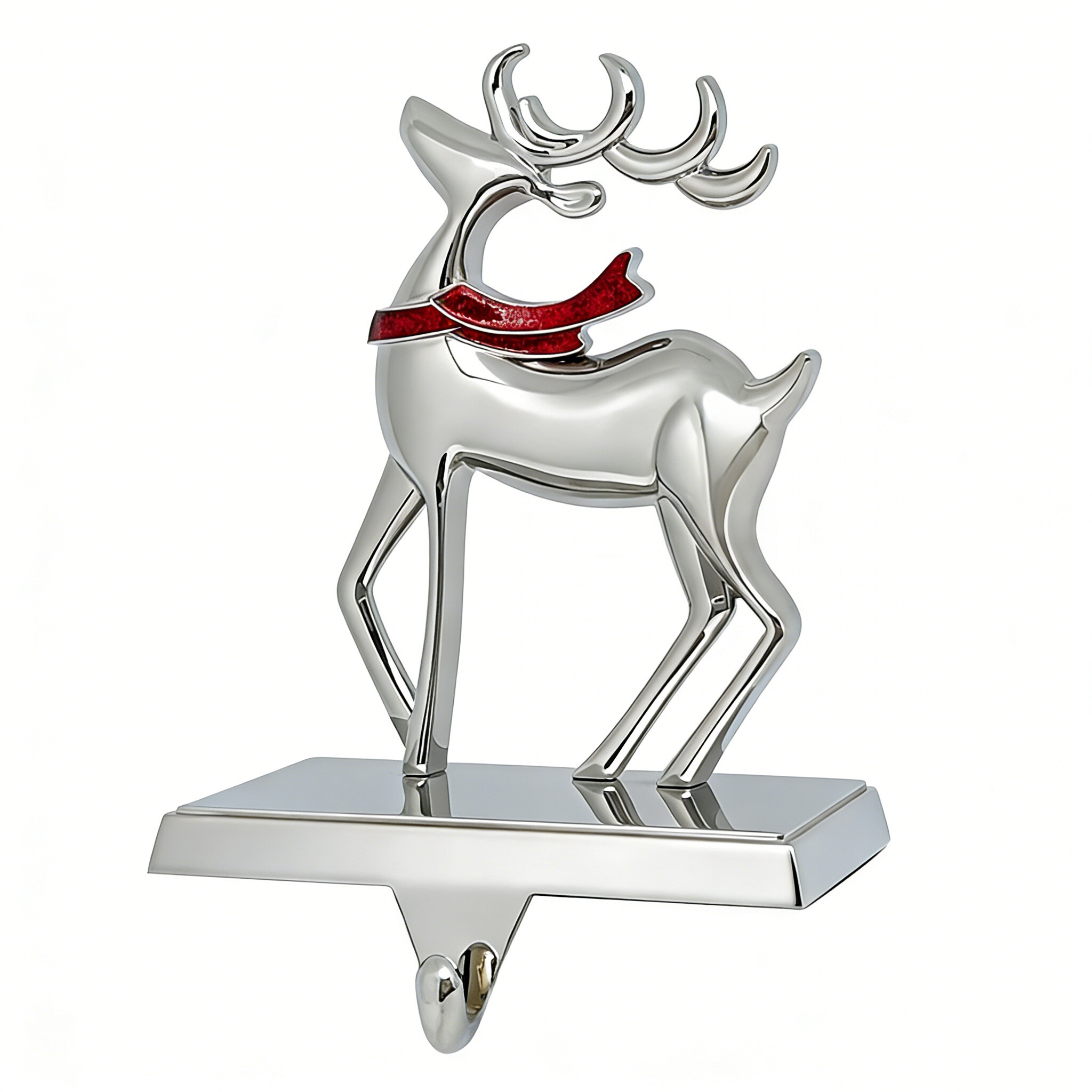 Custom 3D Reindeer Metal Christmas Stocking Holder Custom 3D Reindeer Metal Christmas Stocking Holder