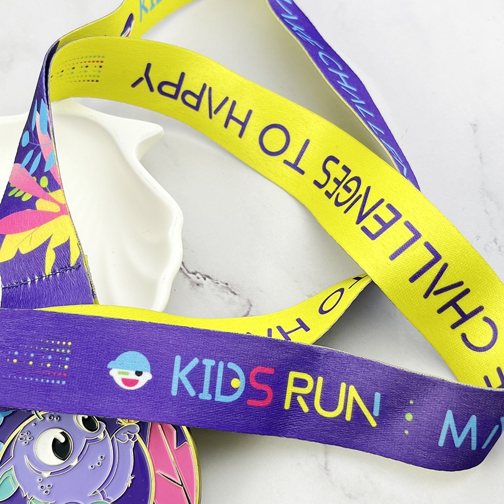Custom Kids Run Antique Bronze Medal