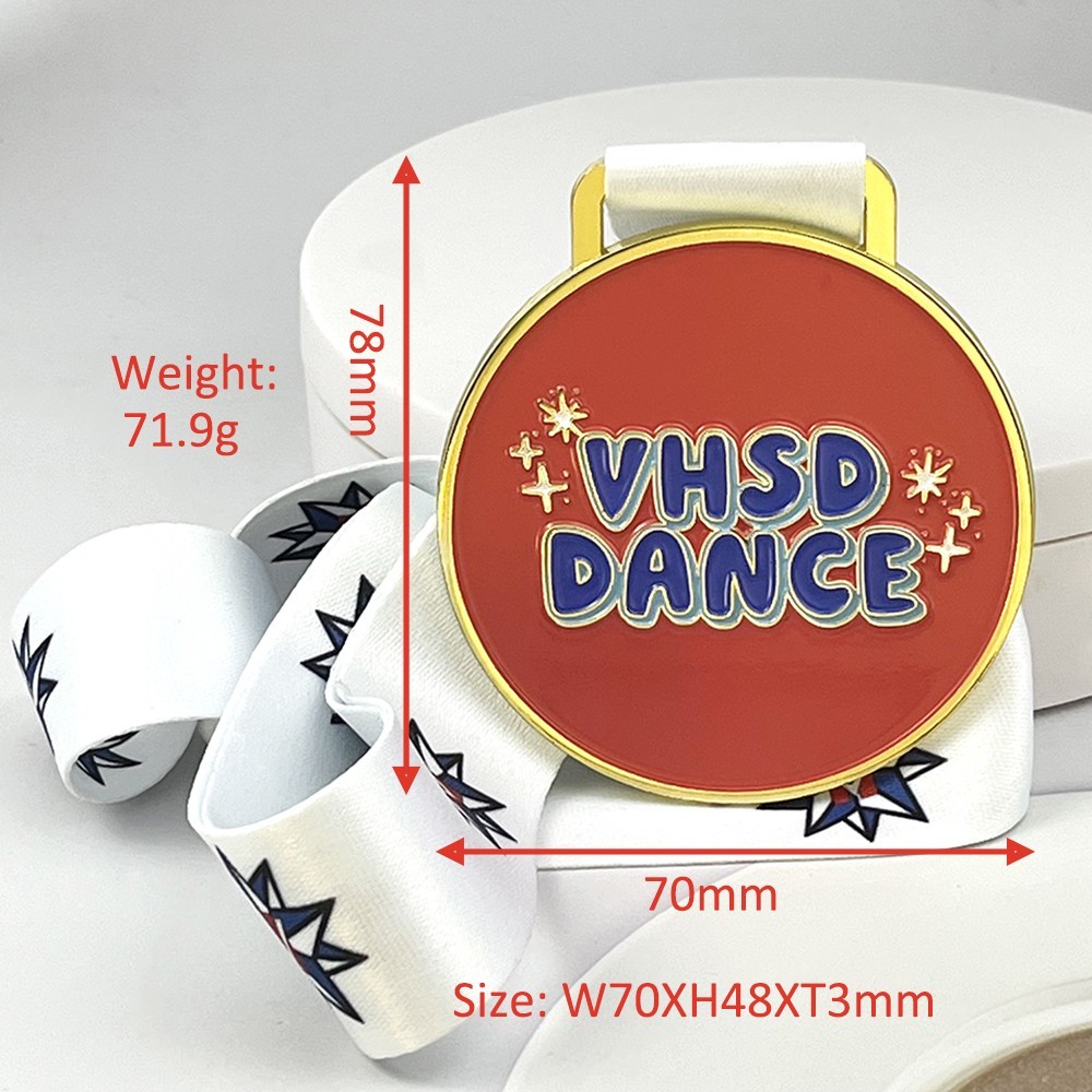 Custom VHSD Dance Gold Medal