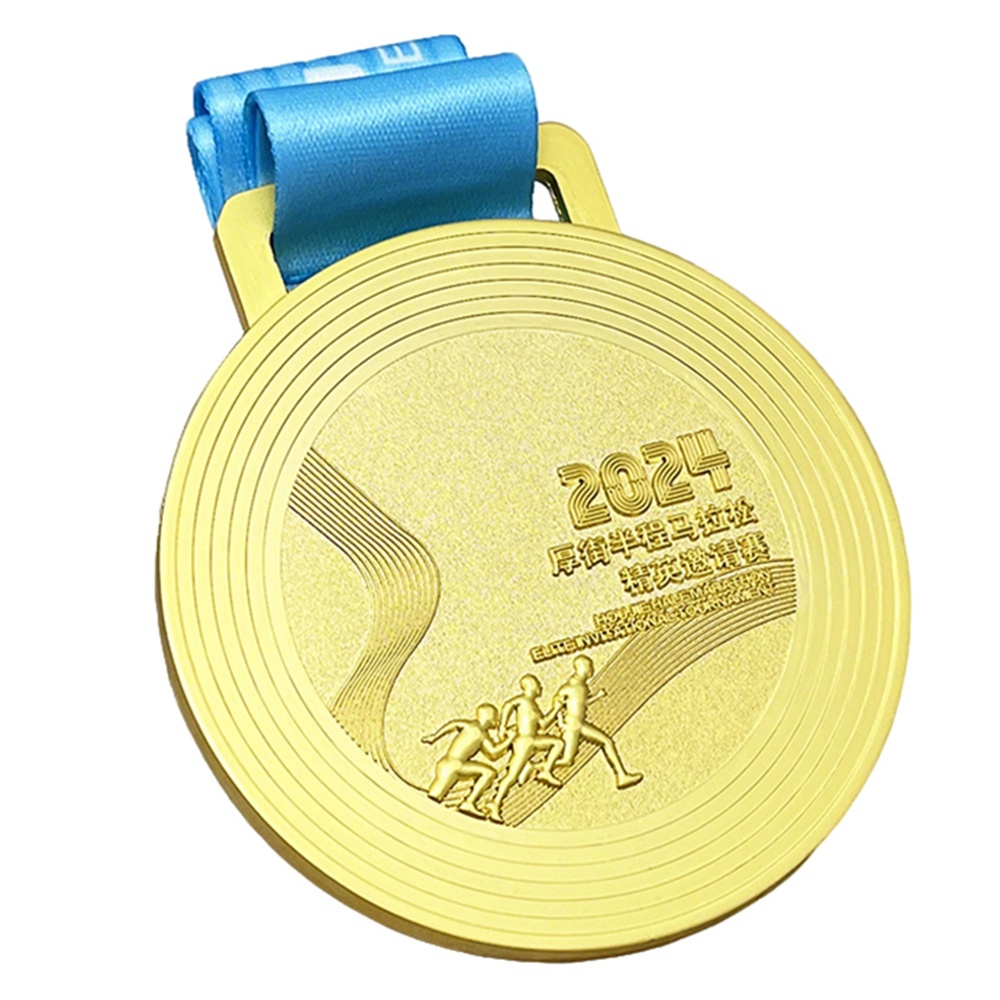 Custom Gold Half Marathon Finisher Medal Custom Gold Half Marathon Finisher Medal