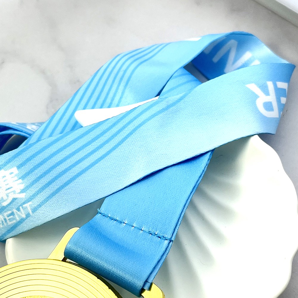 Custom Gold Half Marathon Finisher Medal