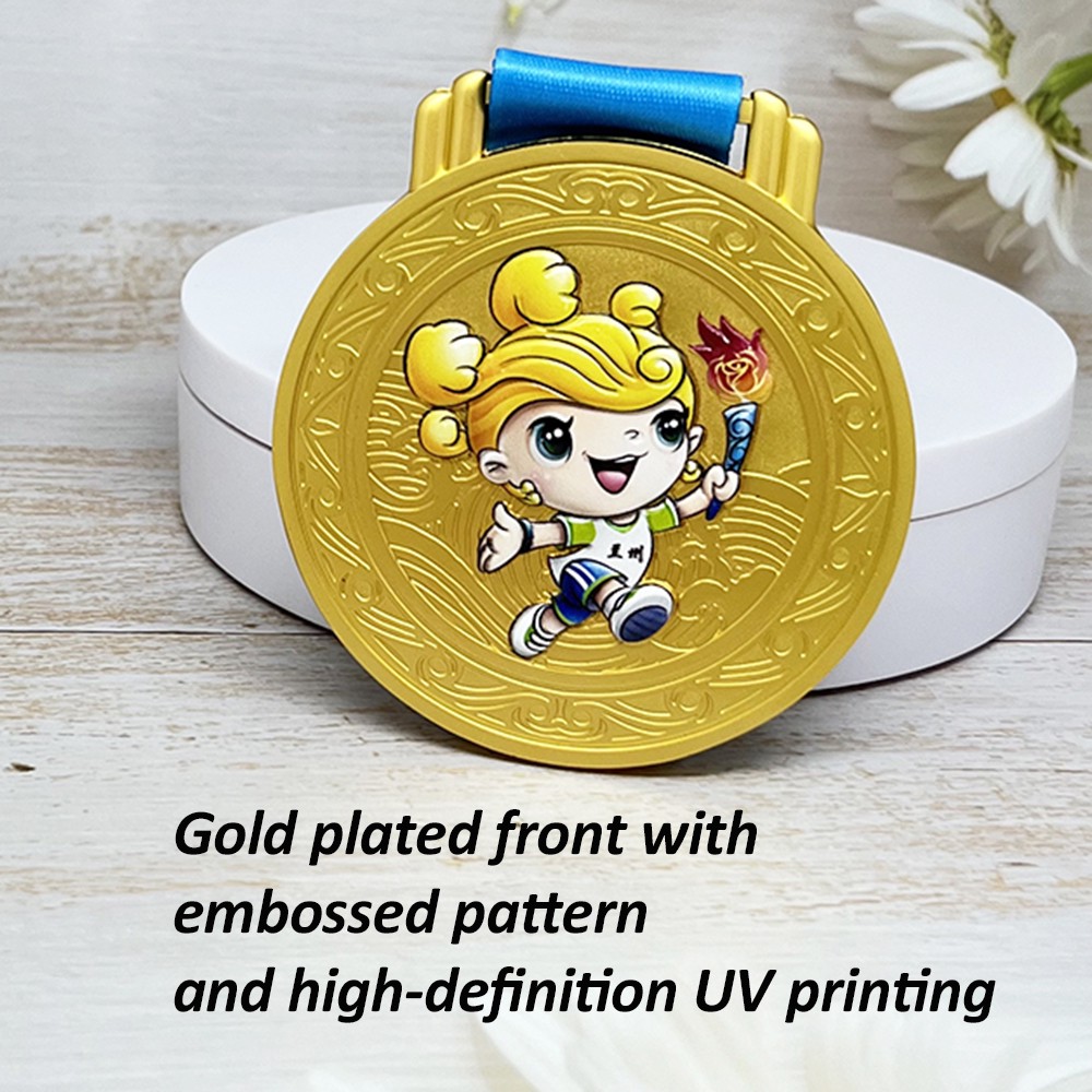 Custom National Fitness Games Gold Medal