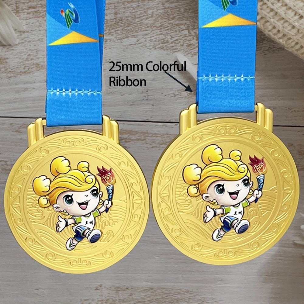 National Fitness Games Medal-Hanging Custom National Fitness Games Gold Medal