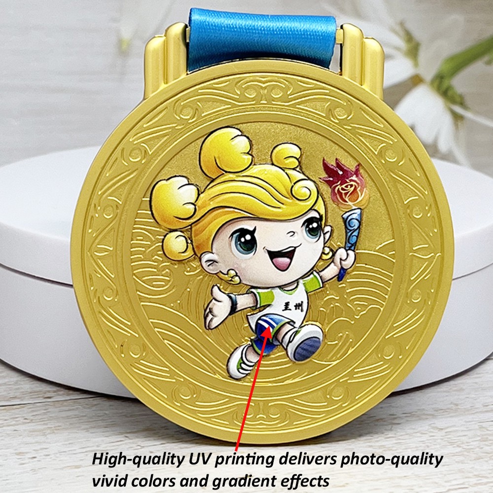 Custom National Fitness Games Gold Medal