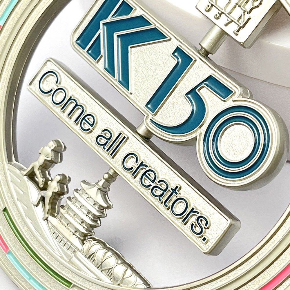 Custom Kohler Charity Run Spinning Medal