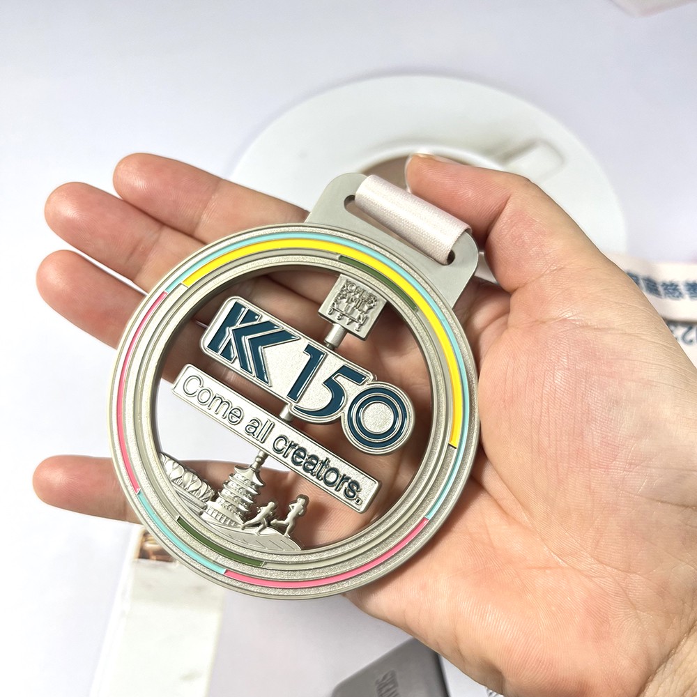 Custom Kohler Charity Run Spinning Medal