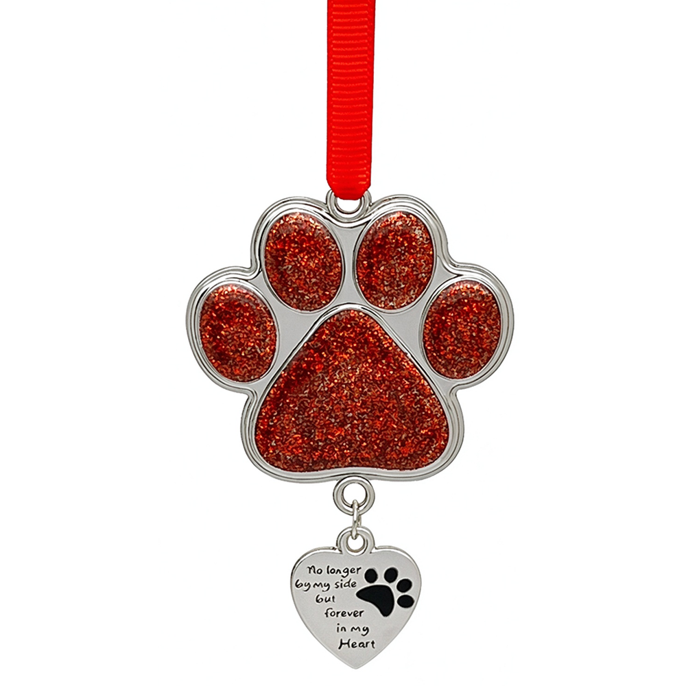 Custom Paw Print Pet Memorial Sun Catcher Custom Paw Print Pet Memorial Sun Catcher
