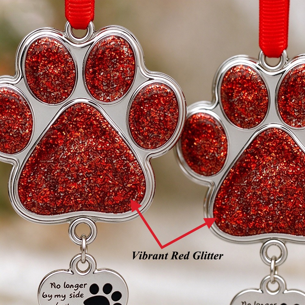 Custom Paw Print Pet Memorial Sun Catcher