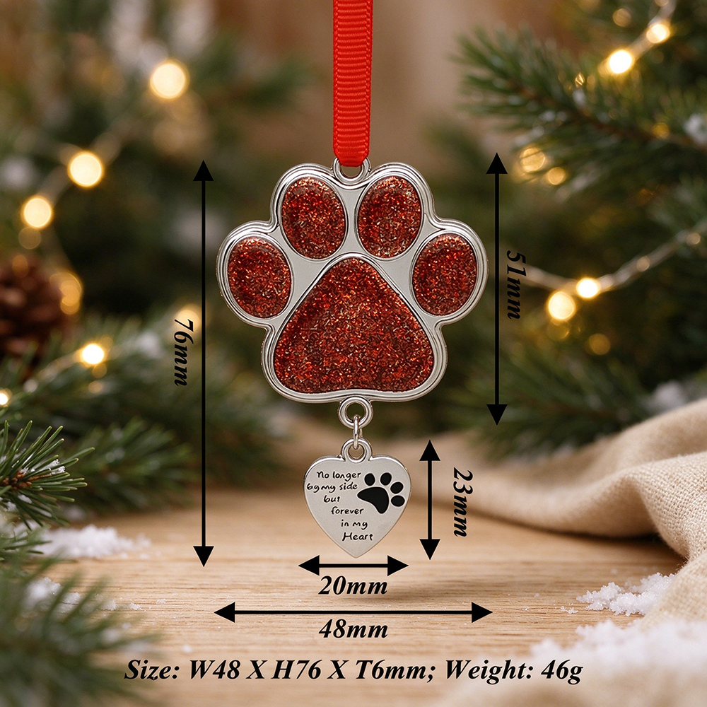 Custom Paw Print Pet Memorial Sun Catcher