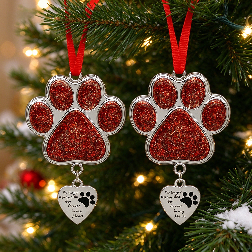 Custom Paw Print Pet Memorial Sun Catcher