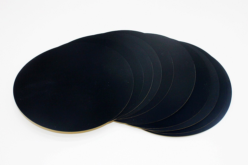 XYT YMZ-4/ YMZ-5/ YMZ-8 / YMZ-9 / YMZ-10 Black Cloth Flocked Polishing Pad