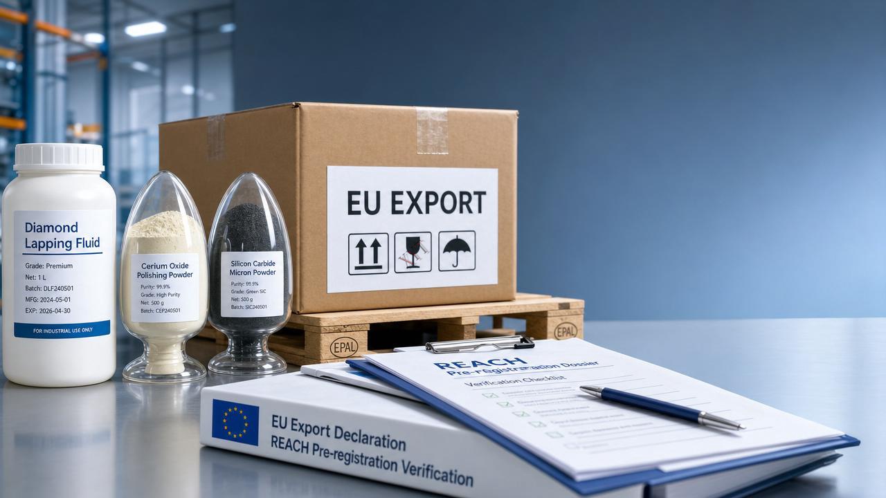 China Adds REACH Pre-Notice Check for EU Abrasive Exports