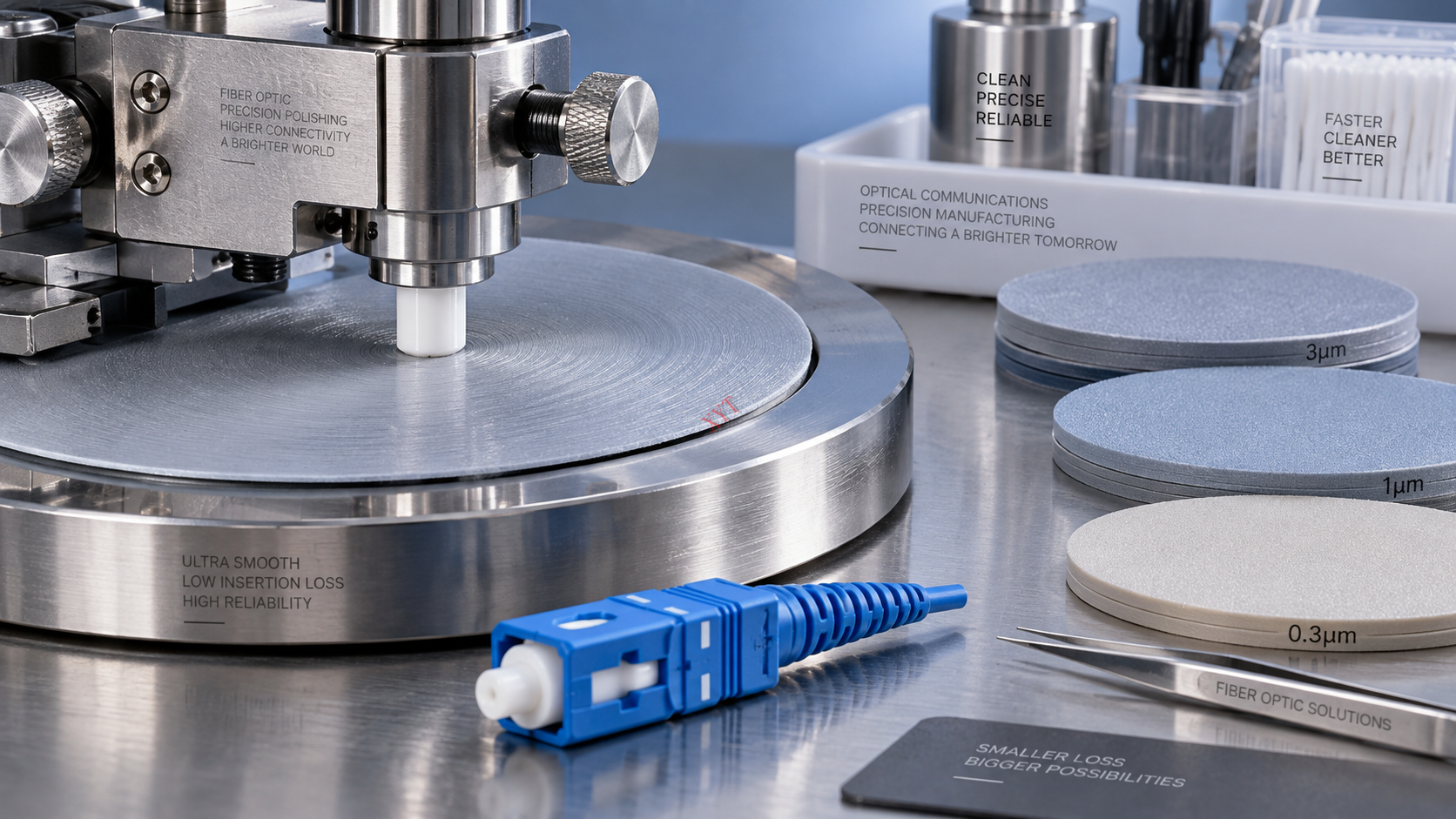 Can Standard Lapping Film Produce an Optical-Grade Connector Finish?