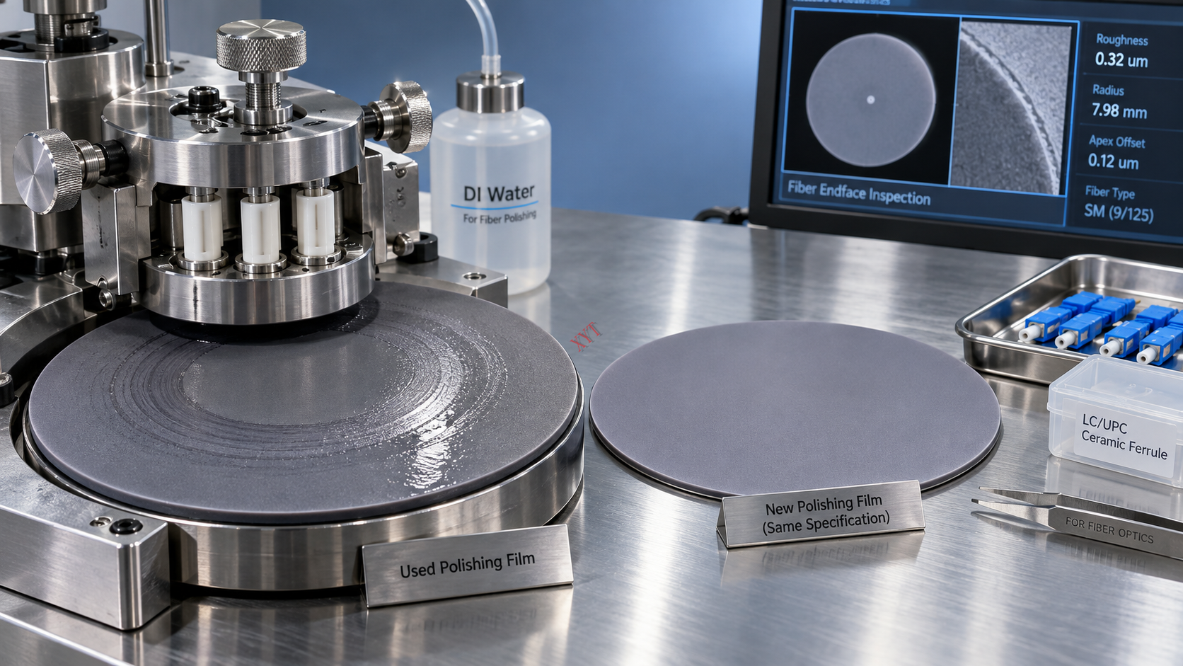 What Are the Signs of Lapping Film Wear in Connector Polishing?