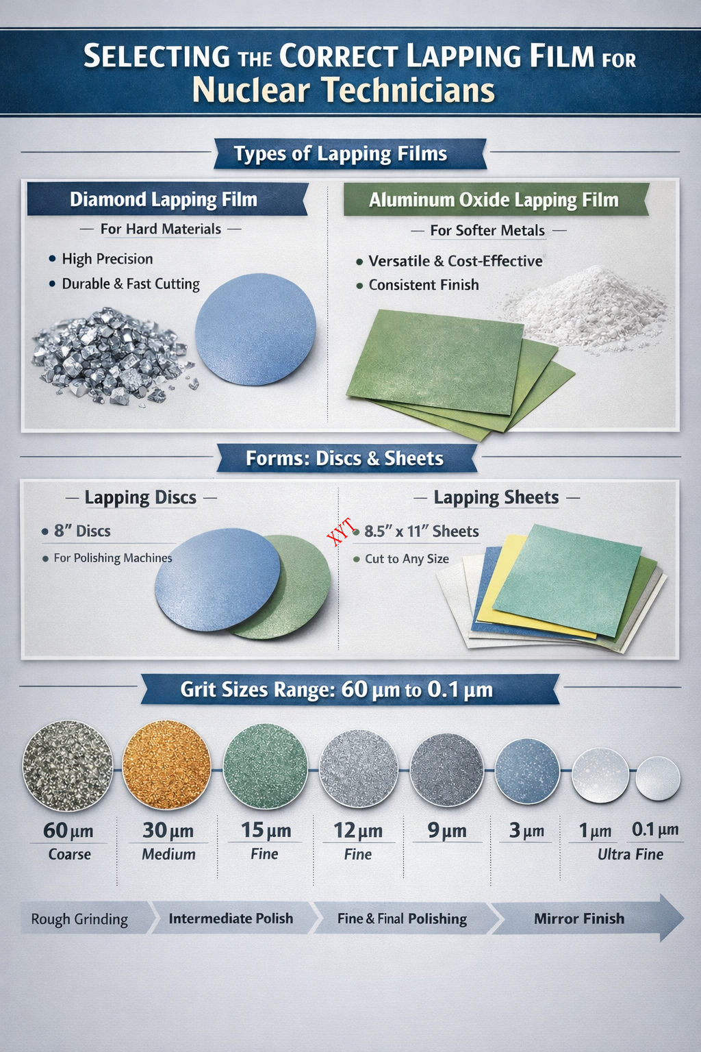 Lapping Films in Nuclear Applications: An Essential Guide